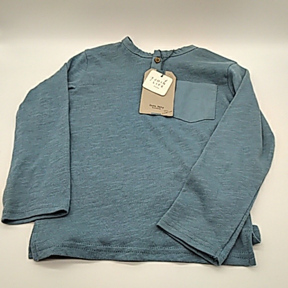 Zara Other - Zara baby long sleeved shirt size 3/4 blue NEW!
